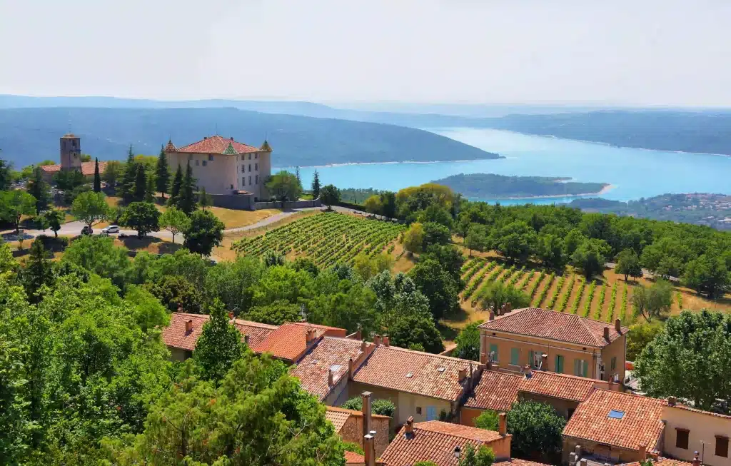 Visite de Aiguines das les Gorges du Verdon.