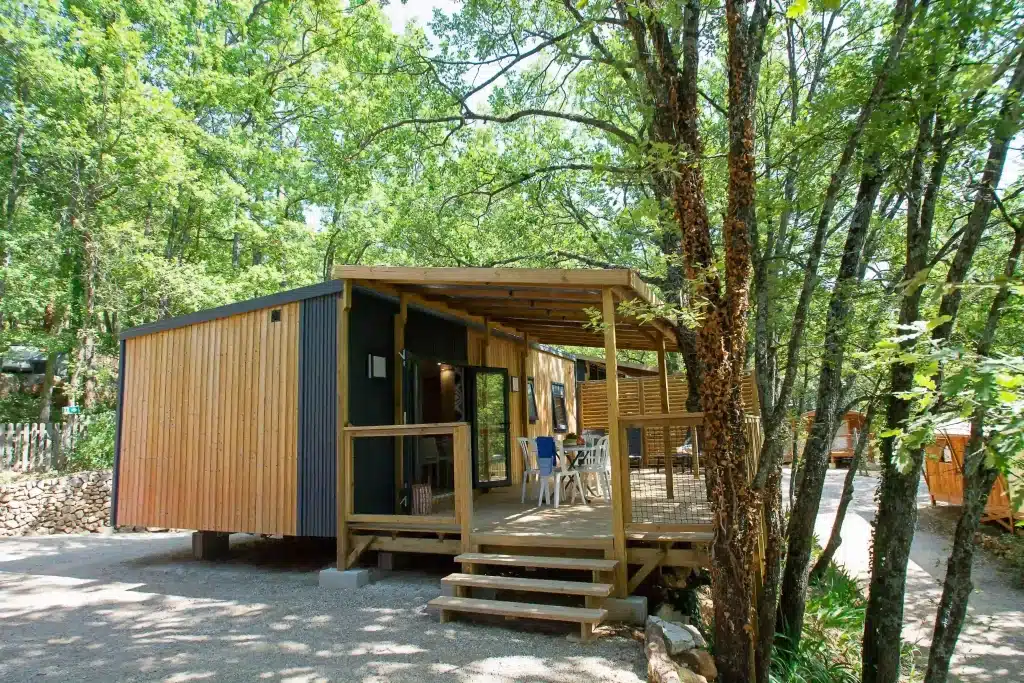 Location de mobil-home dans les Gorges du Verdon.